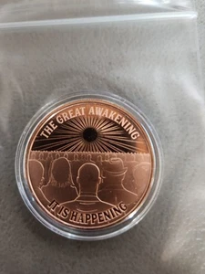 "Trump - The Great Awakening" 1 oz .999 Copper Round #30 LIMITED Series - Picture 1 of 2