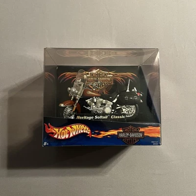 Hot Wheels Die-Cast Heritage Softail Classic Harley Davidson Motorcycle Replica - Image 1 of 4