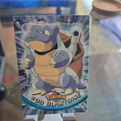 Pokemon Card Topps 1999 Non Ho;o Black Logo # 09 Blastoise MP - Image 1 of 4
