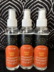 Ambientador de aire 3pk BOTTLE UP JOY DESERT OASIS AROMA ESTALLIDO HABITACIÓN NIEBLA ACEITE ESENCIAL - Imagen 1 de 8