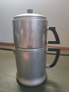 Vintage WEAR-EVER 3048 Aluminium Drip-O-Lator Kaffeemaschine Kanne 8 Tassen - Bild 1 von 7