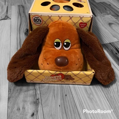 Pound Puppies Classic Brown Puppy Extra Long & Fuzzy Ears Stuffed Plush* - Image 1 of 2