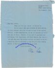 Alan Paton Signed Letter Re South Africa Book 1962 - Cry, The Beloved Country