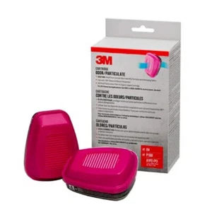 3M Respirator Organic Vapor Replacement Cartridge House Hold Multipurpose Safety - Picture 1 of 6