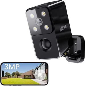 ieGeek 2K/3MP Outdoor Wireless Security Camera Home WiFi Battery CCTV IP Camera - Picture 1 of 11