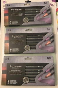 3 x Packs Spectrum Noir - Metallic Markers (6pk) - Antique Elements - Picture 1 of 3