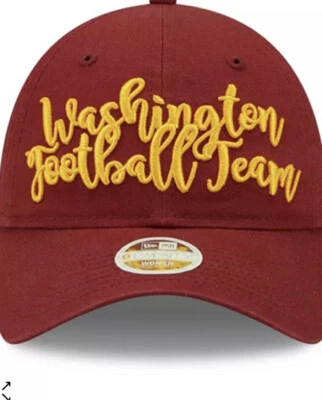 Washington Football Team New Era 9Twenty Women's One Size Adjustable Cap NWT - Image 1 of 4
