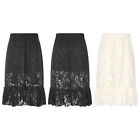 Womens Half Slips Going Out Underskirt Vintage Skirt Drawstring Skirts Soft T