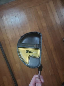 Vintage Black Gold Wilson Fat Head Putter - 35in Right Hand - Picture 1 of 6