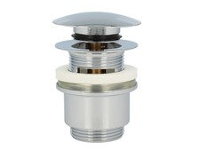 Click-Clack Kit de Desagüe Cromo Con Pushfunktion Para Lavabo con Rebosadero
