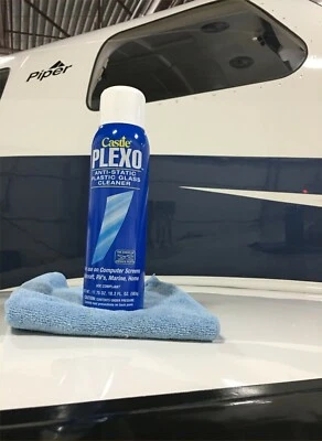 Castle PLEXO 玻璃清洁剂全新未拆封 12 包(箱子)NDS Supply 18 盎司 ea。 罐 — 第 1/3 张图片