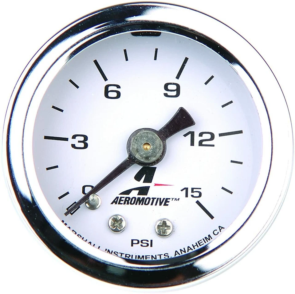 Aeromotive 15632 Fuel Pressure Gauge - 0 To 15 psi - Image 1 of 1
