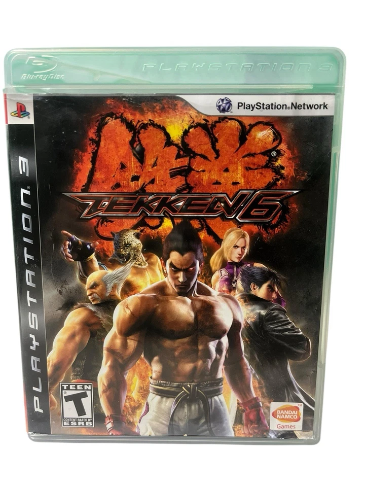 Juego Tekken 6 PS3 Sony PlayStation 3 Completo CIB Sin Probar Bandai Namco Fighter Foto 1 de 4