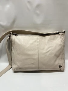 The Sak Camila Ivory Cream Soft Pebble Grained Leather Crossbody Bag - Picture 1 of 9