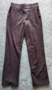 Matty M Ladies Pull On Office Pant with Pockets Espresso Small - Picture 1 of 16
