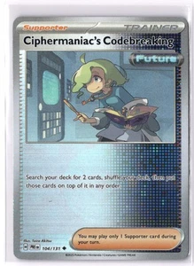 Ciphermaniac's Codebreaking (Poke Ball Pattern) Prismatic Evolutions #104/131 - Picture 1 of 2