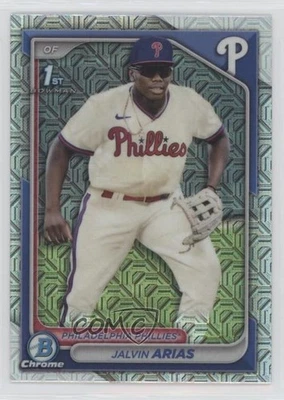 2024 Bowman Chrome Prospects Mega Box Mojo Refractor Jalvin Arias #BCP-226 - Image 1 of 2