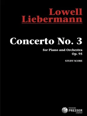 Concerto No. 3 Lowell Liebermann Studyscore Orchestra Theodore Presser Company - Image 1 of 2
