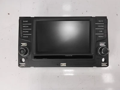 Tela de exibição de rádio AM FM Volkswagen Golf 2016-2017 fabricante de equipamento original - Imagem 1 de 4