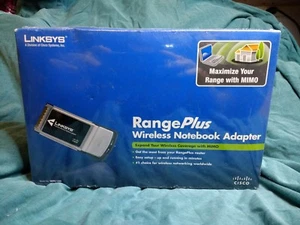 LINKSYS WPC100 Range Plus Wireless Notebook Adapter. antique - Photo 1/2