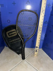 The Gripper Racquet By Biosports Inc Vtg curved handle Racquetball tennis racket - Picture 1 of 9