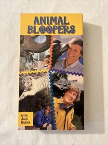 Animal Bloopers with Jack Hanna VHS Tape 1993 Vintage Family Fun EUC - Picture 1 of 2