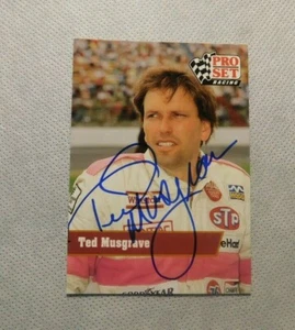 TED MUSGRAVE RACING AUTOGRAPH CARD! FF387DSH2 - Picture 1 of 4