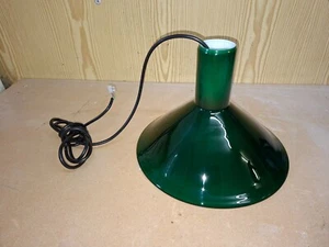 Hängelampe  Deckenlampe grün Glas mit weißem Glas innen Holmegaard P & T - Bild 1 von 11