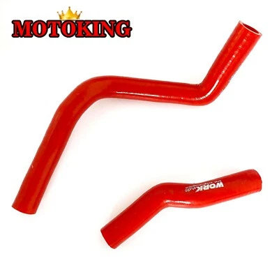 Mangueira de silicone radiador vermelho para 97-99 Honda CR250R CR250 R CR 250R 1997 1999 1998 - Imagem 1 de 4