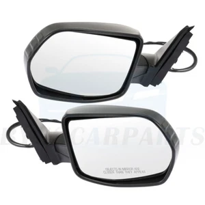 Manual Fold Mirrors For 2007-2011 Honda CR-V 2.4L Power LH+RH Side Black - Picture 1 of 8