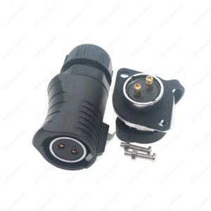XHP20 2 Pin Screw Crimp Waterproof Power Connector for RV Solar Port Plug Socket - Picture 1 of 7