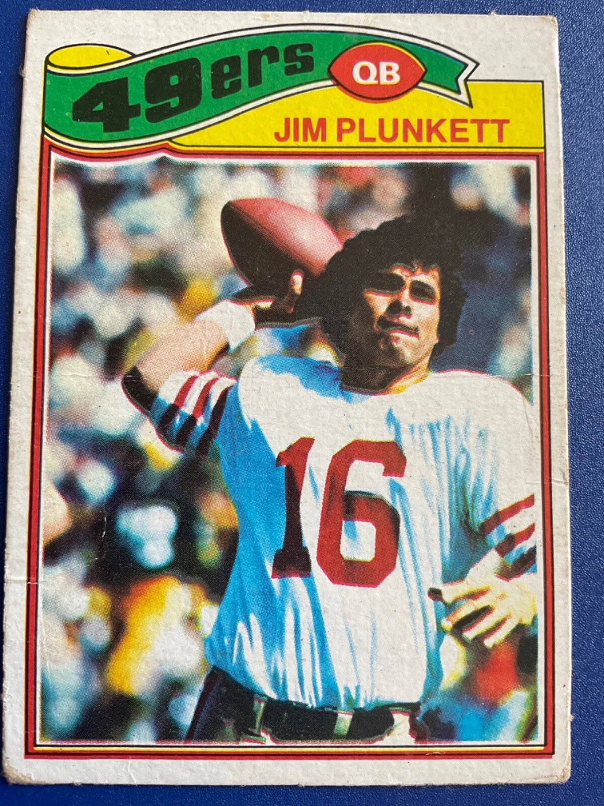 1977 Topps Mexican #331 Jim Plunkett of the San Francisco 49ers Heisman winner