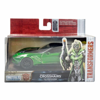 Jada Transformers Crosshairs 2016 Chevy Corvette Stingray Metals Die Cast Car - Image 1 of 4