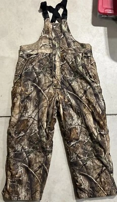Field & Stream HydroProof Insulated Bib Overalls Size XL Realtree Camouflage - Image 1 of 4