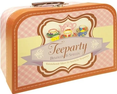 Carletto Artista Teeparty, 17 ltg. Teeservice bemalen & spielen, inkl. Farben