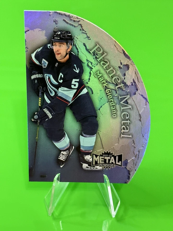 💥💥2021-22 Skybox Metal Universe Mark Giordano Planet Metal #PM-17!!!💥💥 - Image 1 of 3