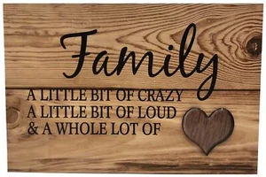 FAMILY DECORATIVE WALL ART - L04 - Imagen 1 de 2