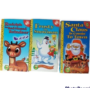 3 Classic Christmas VHS - Rudolph, Frosty the Snowman, Santa Claus is Coming  - Picture 1 of 9