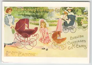 Continental Werbepostkarte für F.A. Whitney Carriage Co. Reproduktion - Bild 1 von 2