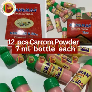 12 Pcs Carrom Board Disco Boric Dancing Powder No. 01 –Premium Quality for Smoot - Picture 1 of 11