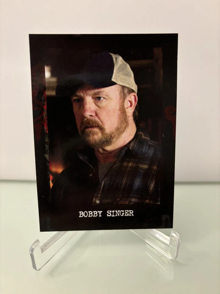 SUPERNATURAL CRYPTOZOIC SEASONS 4-6 BOBBY SINGER CHARACTER BIOS INSERT CARD C3 - Image 1 of 1