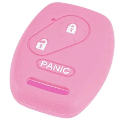 Porte-clés à 3 boutons en silicone pour Honda Civic CR-V Pilot Ridgeline Odyssey - Photo 1/4