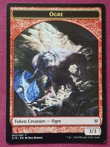 Magic The Gathering COMMANDER 2016 C16 OGRE BEAST TOKEN card MTG - Picture 1 of 2