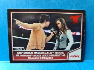 AJ LEE🏆2013 Topps #54 BEST OF WWE  Wrestling Card 🏆FREE POST - Picture 1 of 2