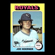 Joe Hoerner 1975 Topps Kansas City Royals #629 GM R305