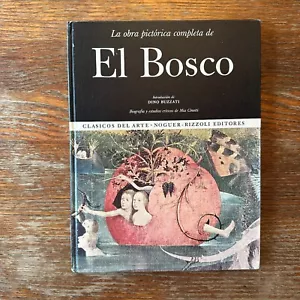 El Bosco by Dino Buzzati Spanish Hardcover 1968 Hieronymus Bosch Art VG- - Picture 1 of 8