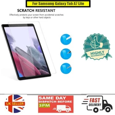 For Samsung Galaxy Tab A7 Lite T225 2.5D Tempered Glass Protector Strong Durable - Image 1 of 4
