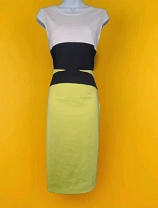 Damen-Bleistiftkleid Größe ärmellos Sommer Urlaub figurbetont UK 14 - Bild 1 von 10