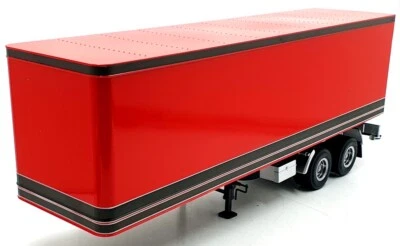 KK Scale Road Kings 1/18 Scale RK180166 Semi Automatic Truck Trailer Red - Image 1 of 4