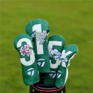 Copricapo ibrido TLM Masters Golf Driver Fairway legno stile verde/bianco - Foto 1 di 32